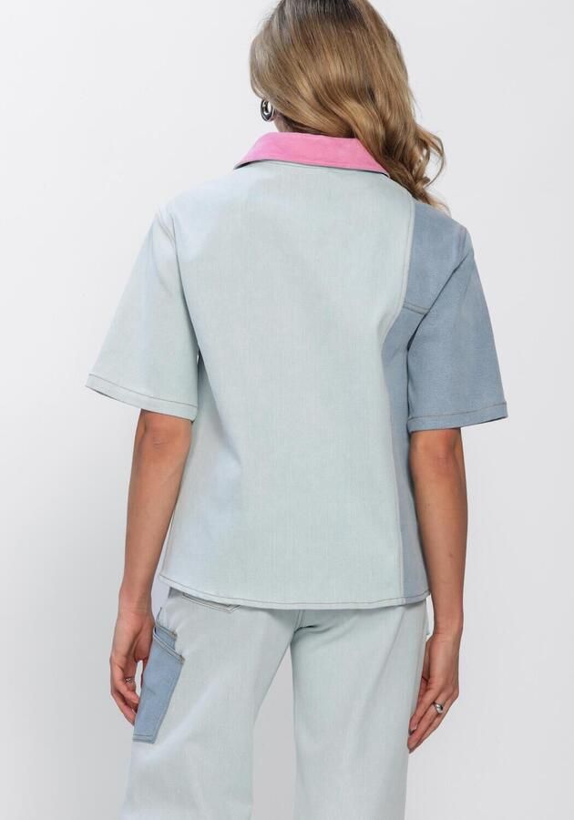 Studio AMAYA denim blouse light blue denim - Foto 3