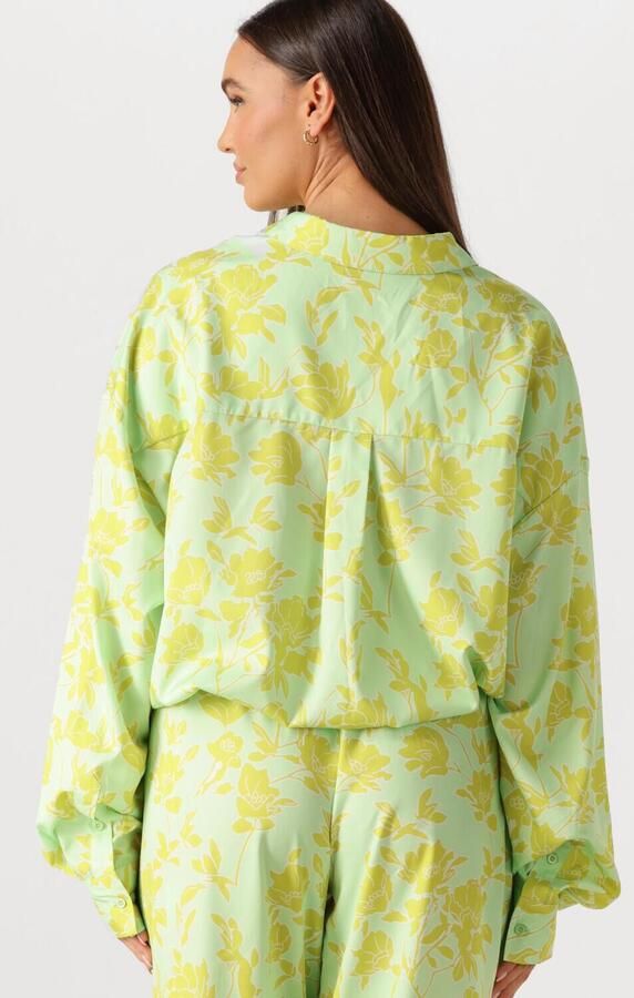 STUDIO AMAYA Dames Blouses Lilou Groen - Foto 3