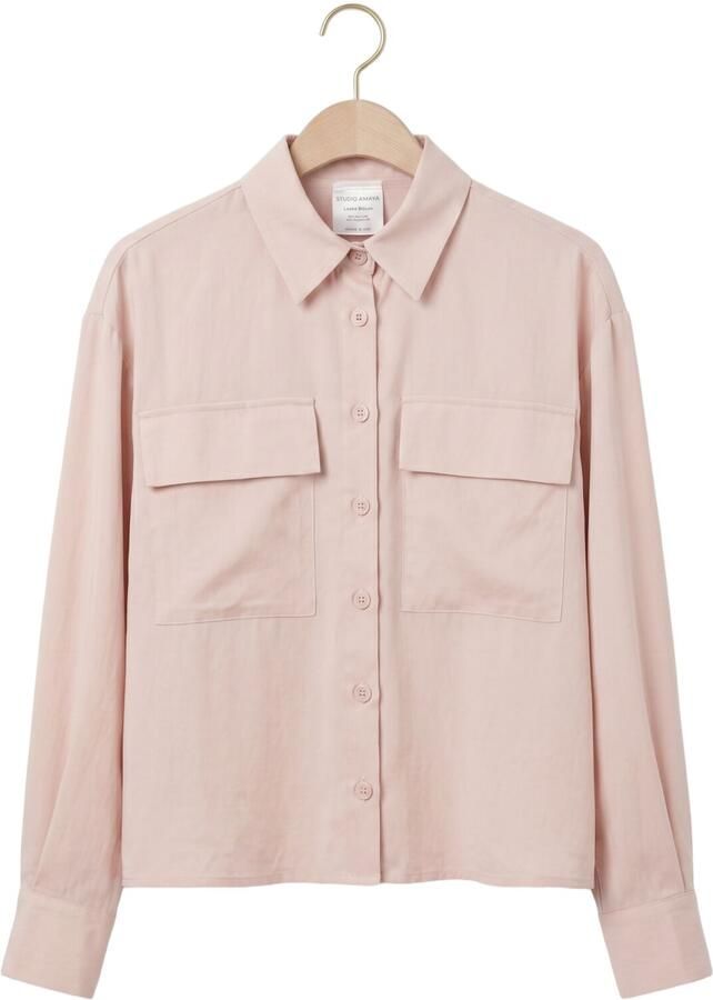 STUDIO AMAYA Dames Blouses Loeke Blouse Lichtroze - Foto 2