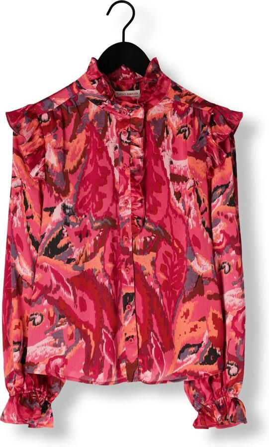 STUDIO AMAYA Dames Blouses Mila Rood - Foto 3