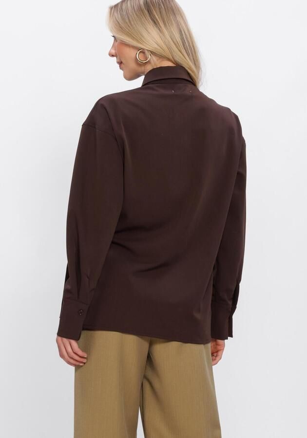 STUDIO AMAYA Dames Blouses Roos Blouse Bruin - Foto 3