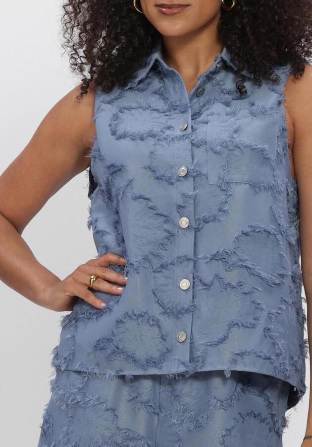 STUDIO AMAYA Dames Blouses Storm Blouse Blauw - Foto 3