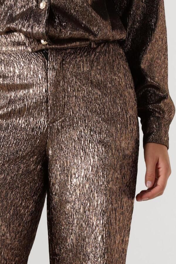 STUDIO AMAYA Dames Broeken Anna Goud - Foto 2