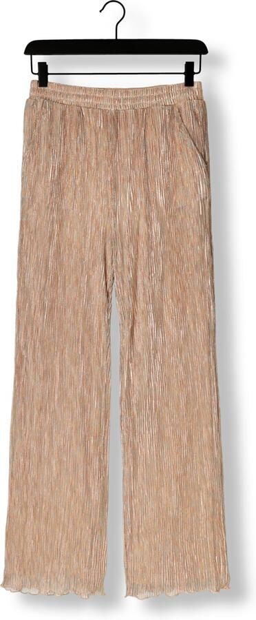 Studio AMAYA straight high waist broek goud - Foto 4