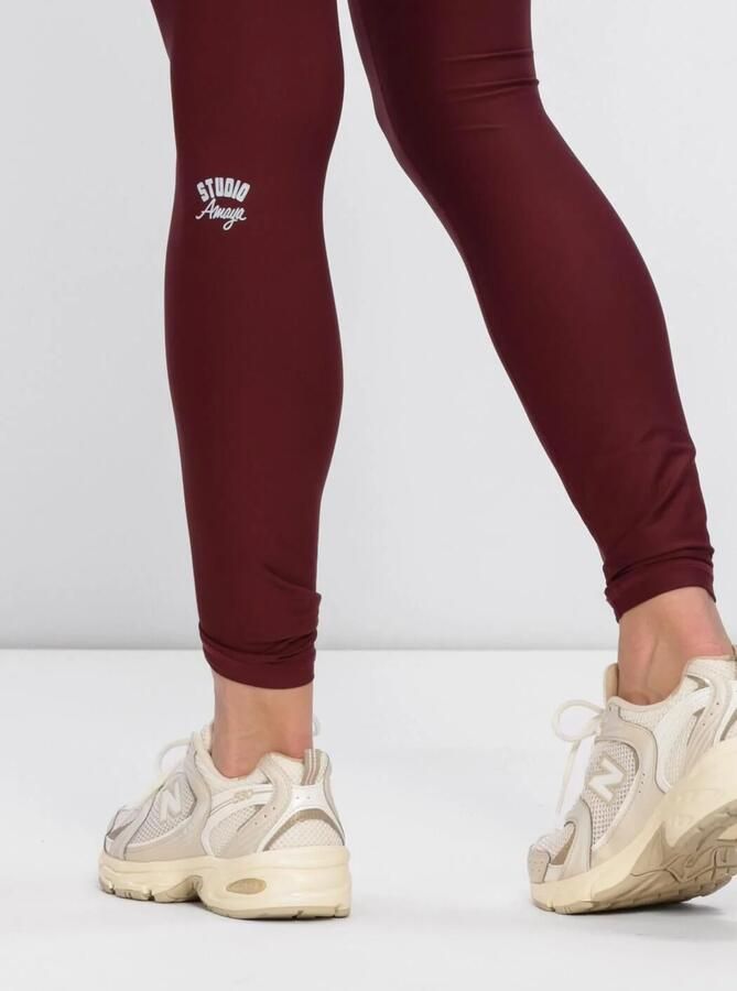 STUDIO AMAYA Dames Broeken Core Legging Bordeaux - Foto 2