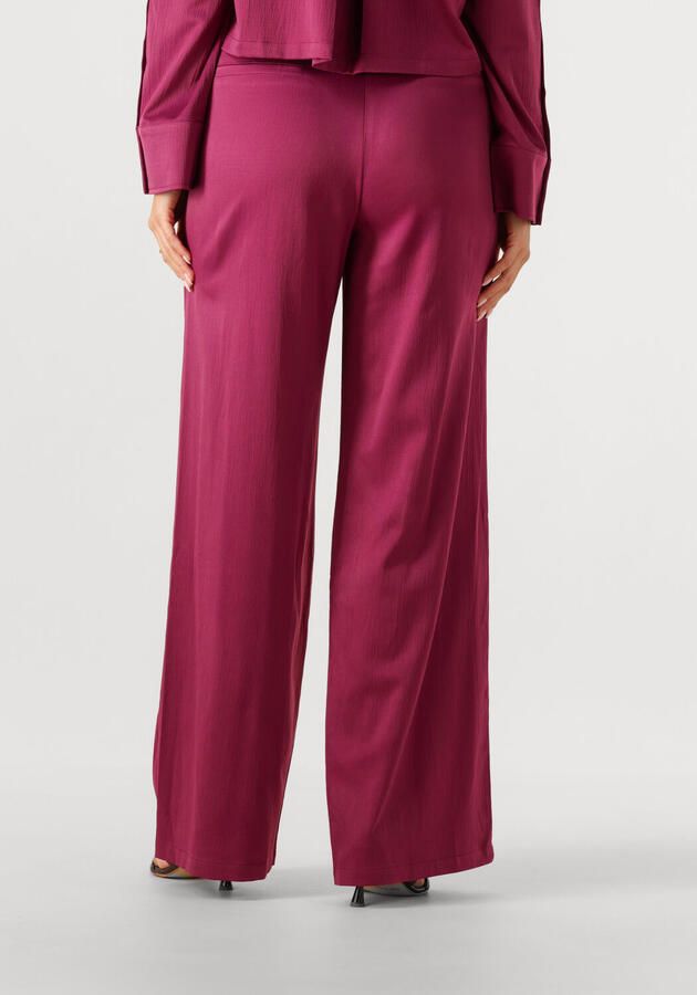 Studio AMAYA wide leg high waist broek paars - Foto 2
