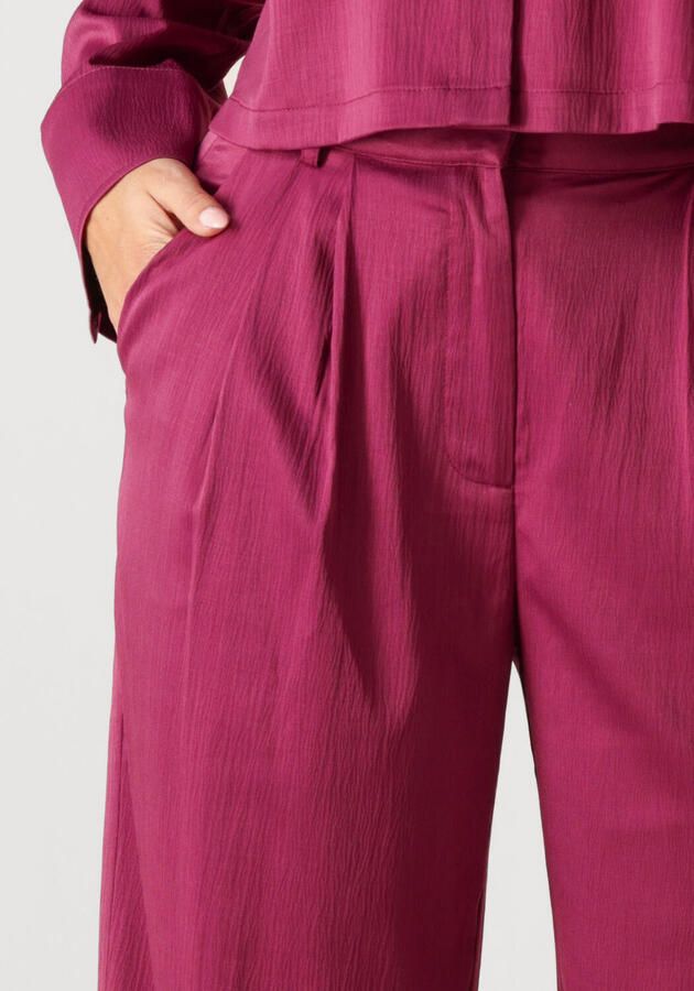 Studio AMAYA wide leg high waist broek paars - Foto 3