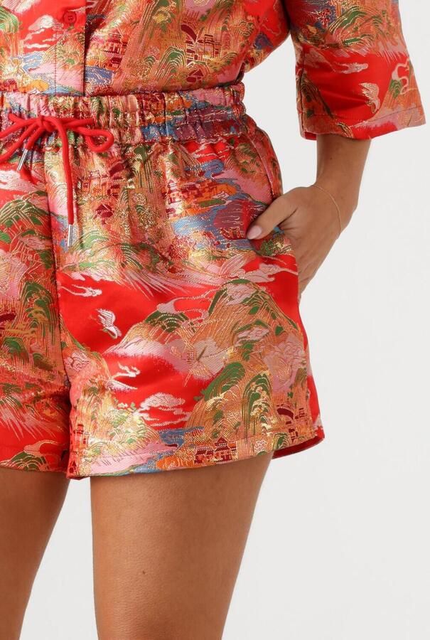 Studio AMAYA regular waist casual short rood - Foto 4