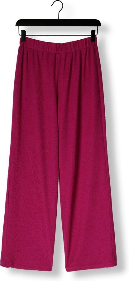 Studio AMAYA straight high waist broek fuchsia - Foto 3