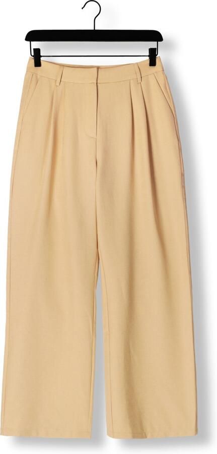 Studio AMAYA wide leg regular waist pantalon beige - Foto 3