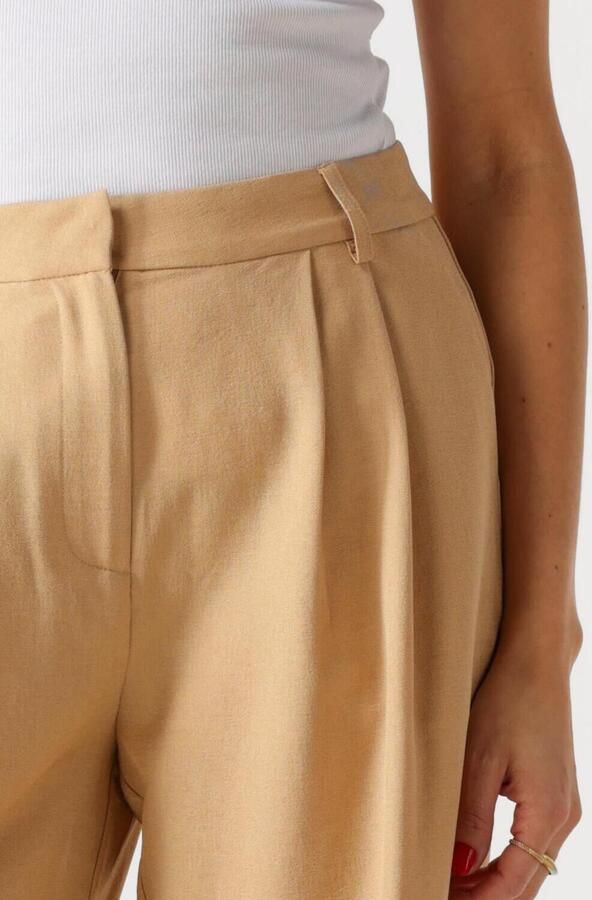 Studio AMAYA wide leg regular waist pantalon beige - Foto 2