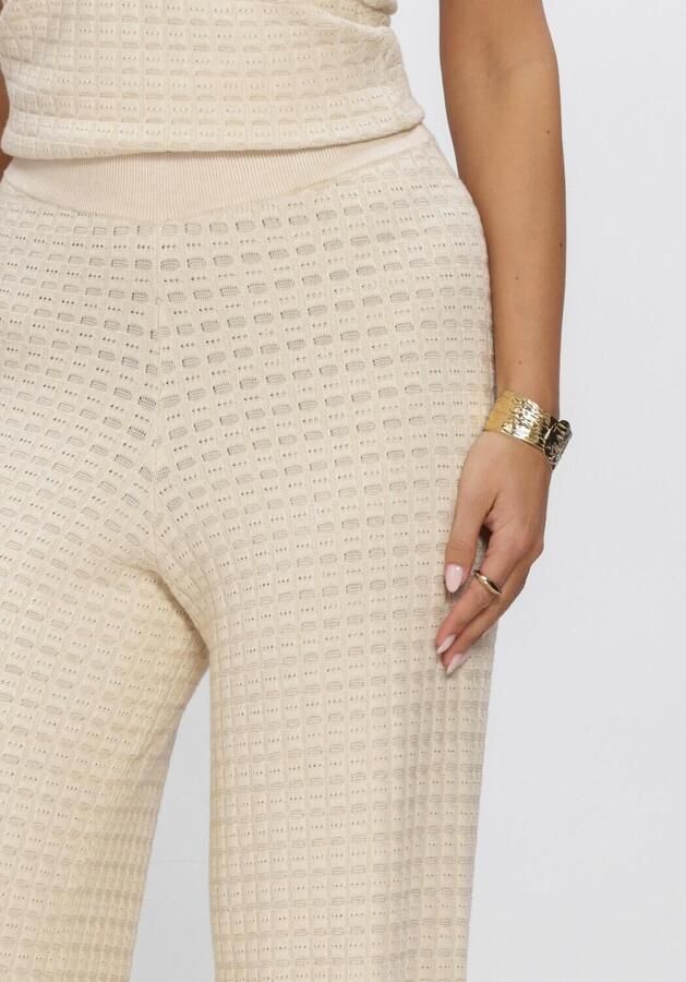 STUDIO AMAYA Dames Broeken Kensi Pants Creme - Foto 3