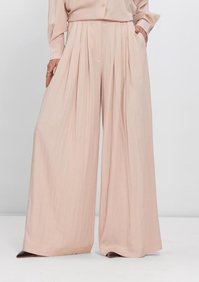 STUDIO AMAYA Dames Broeken Lotus Pants Lichtroze