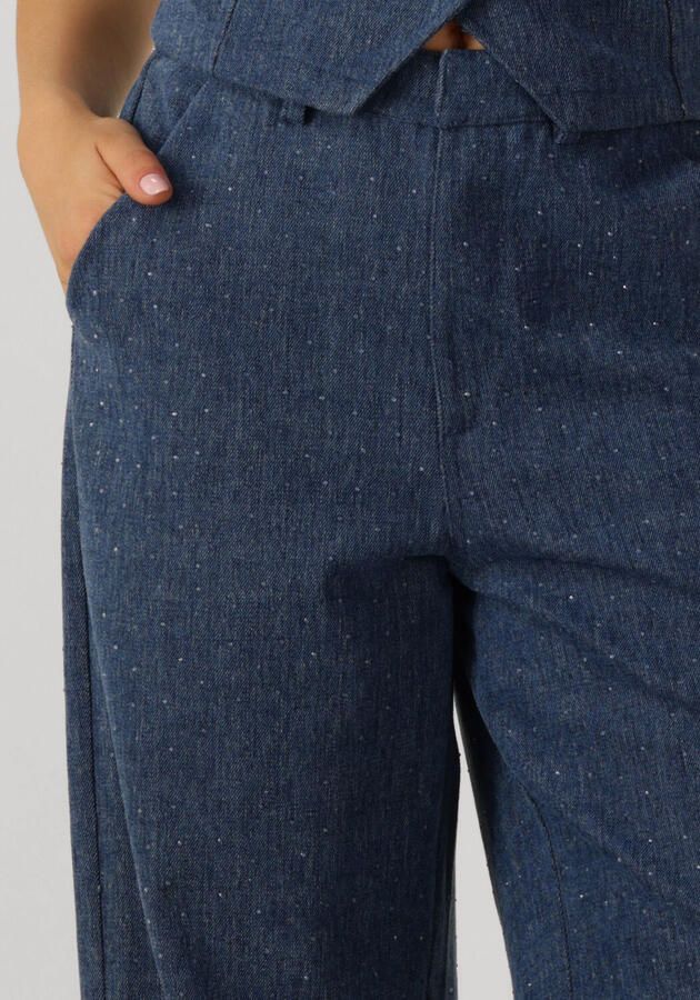 Studio AMAYA high waist wide leg jeans medium blue denim - Foto 2