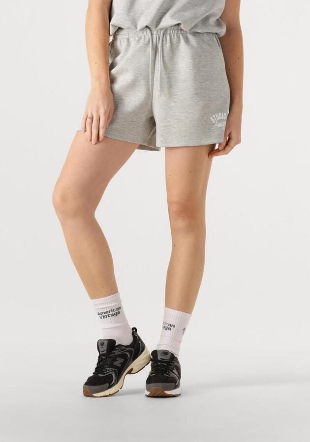 STUDIO AMAYA Dames Broeken Soleil Short Lichtgrijs