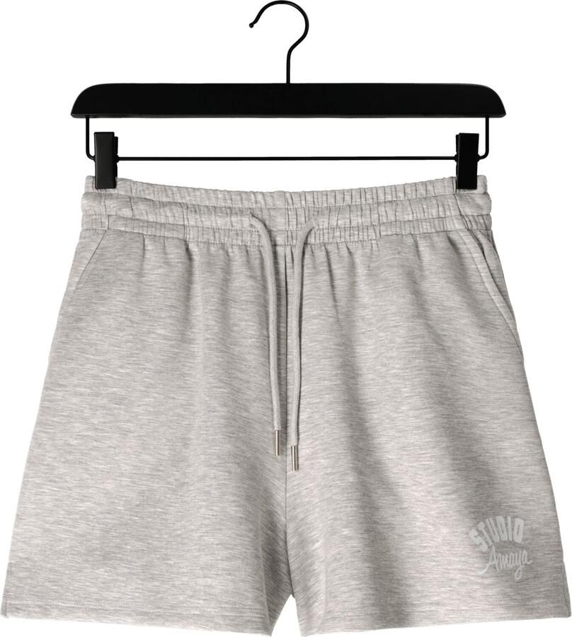 STUDIO AMAYA Dames Broeken Soleil Short Lichtgrijs - Foto 2