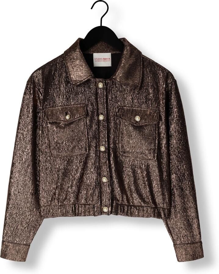 STUDIO AMAYA Dames Jassen Glamm Goud