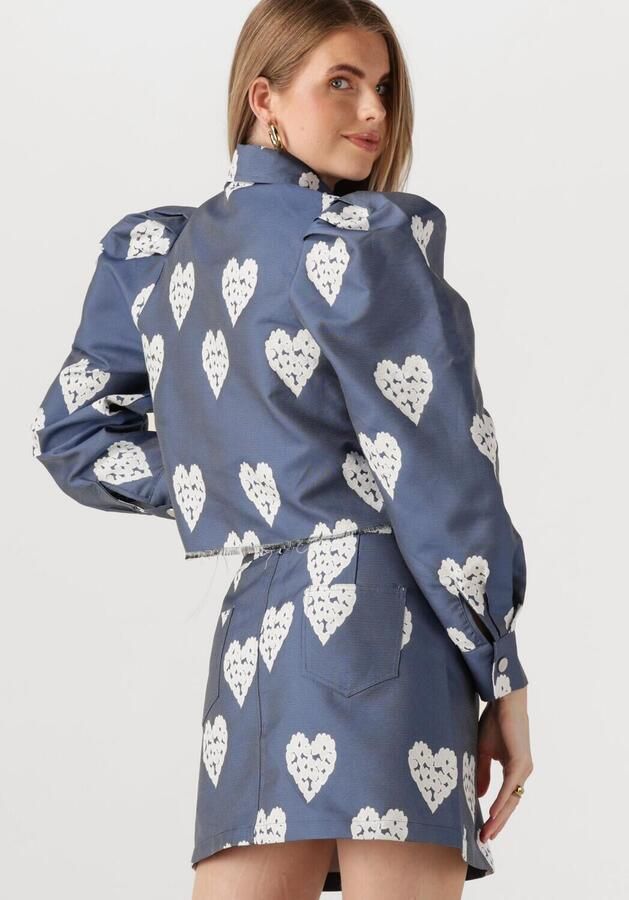 STUDIO AMAYA Dames Jassen Heart Jacket Blauw - Foto 2