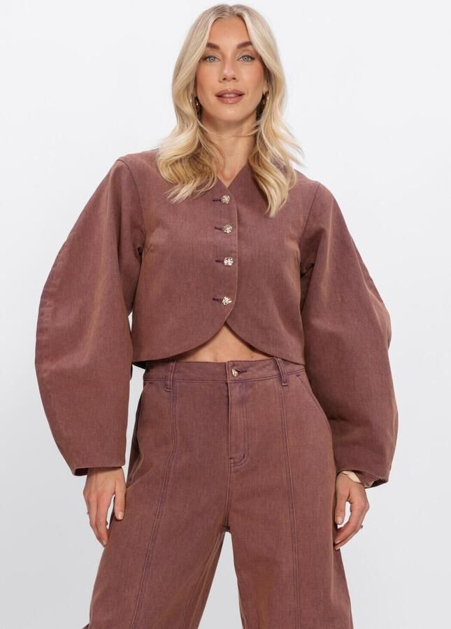 STUDIO AMAYA Dames Jassen Kael Jacket Paars