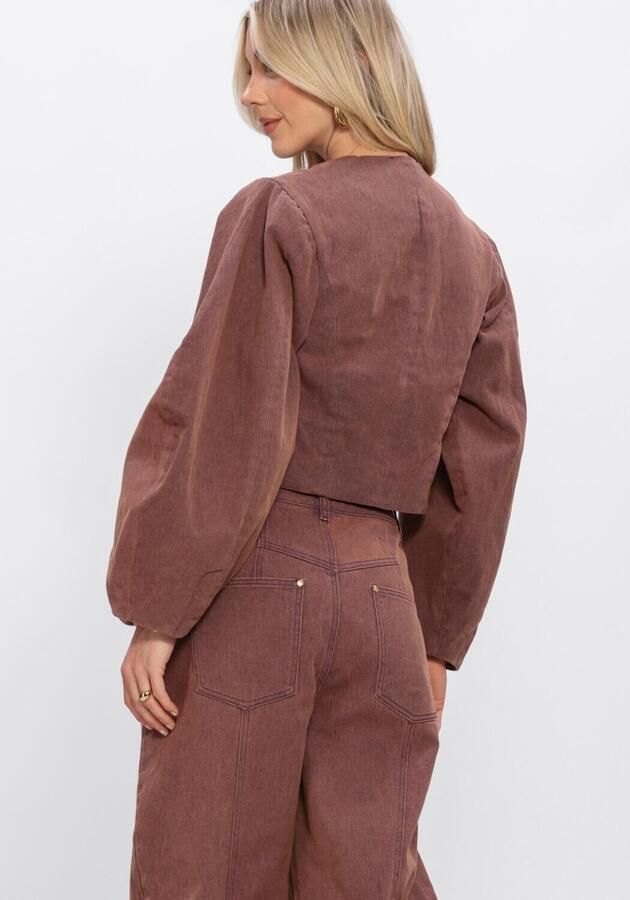STUDIO AMAYA Dames Jassen Kael Jacket Paars - Foto 3