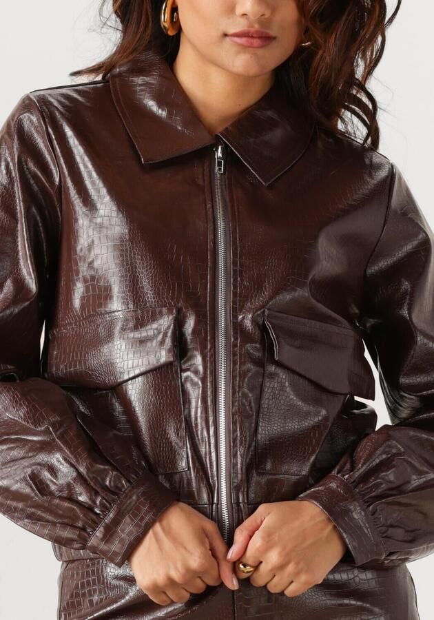 STUDIO AMAYA Dames Jassen Lara Bruin - Foto 2