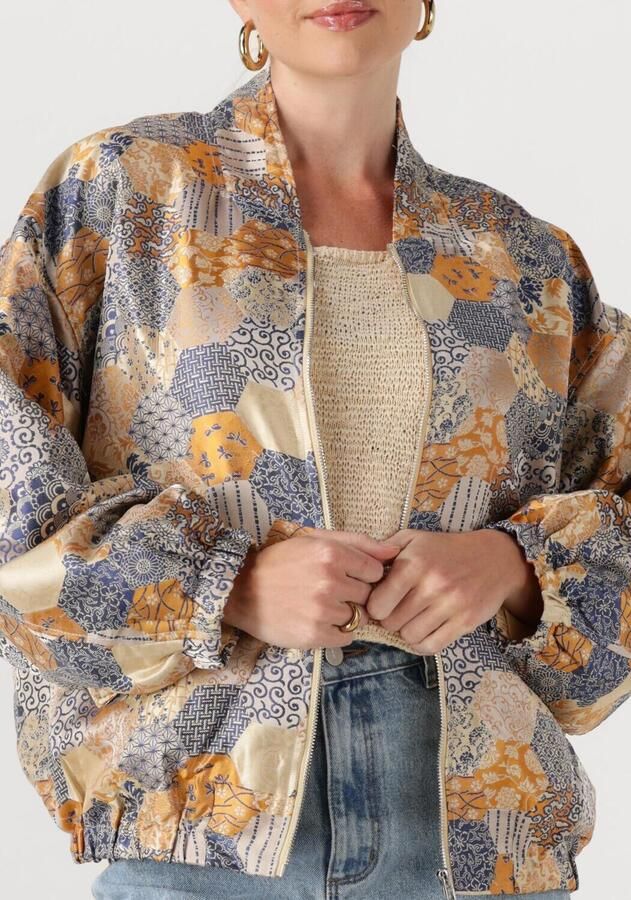 STUDIO AMAYA Dames Jassen Mae Bomber Multi - Foto 2