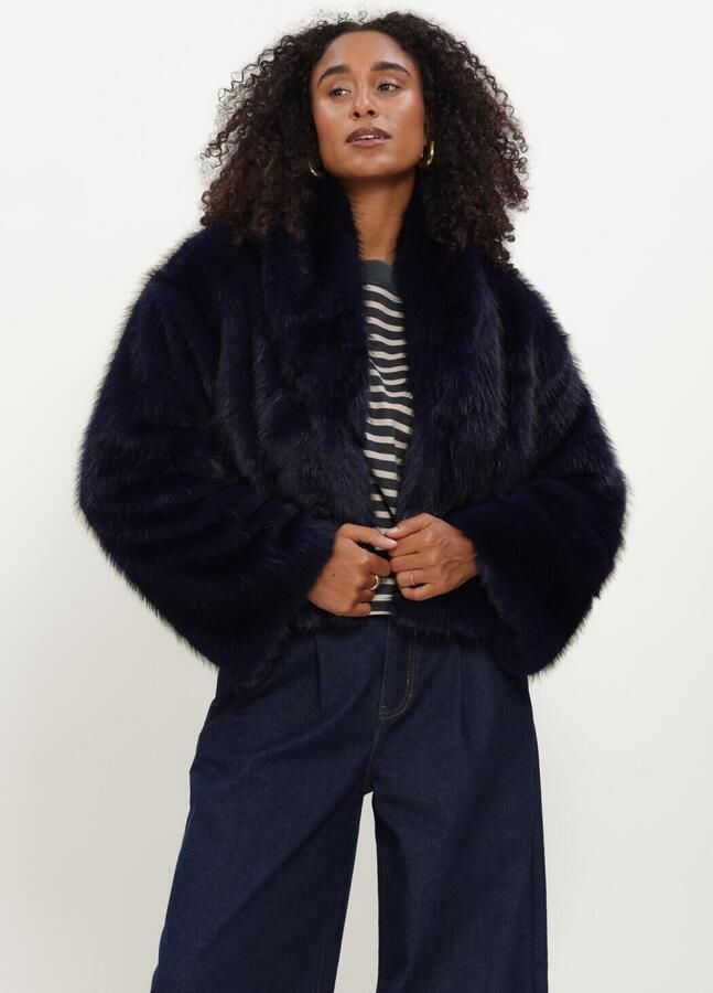 STUDIO AMAYA Dames Jassen Zuri Jacket Blue Donkerblauw
