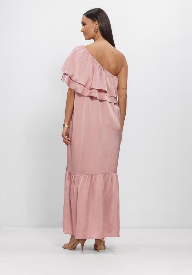 STUDIO AMAYA Dames Jurken Linne Dress Lichtroze - Foto 2