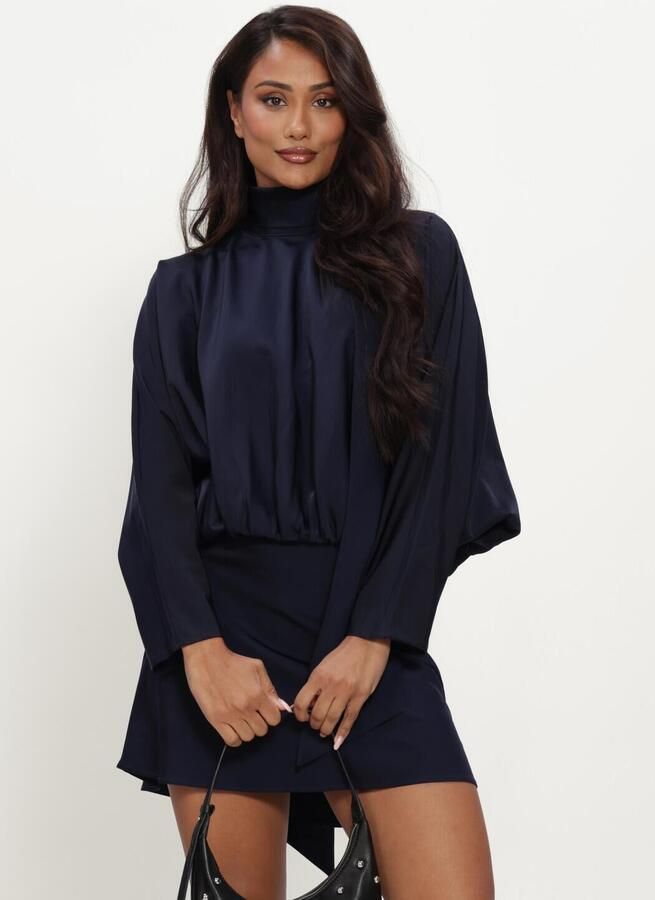 STUDIO AMAYA Dames Jurken Shine Dress Donkerblauw