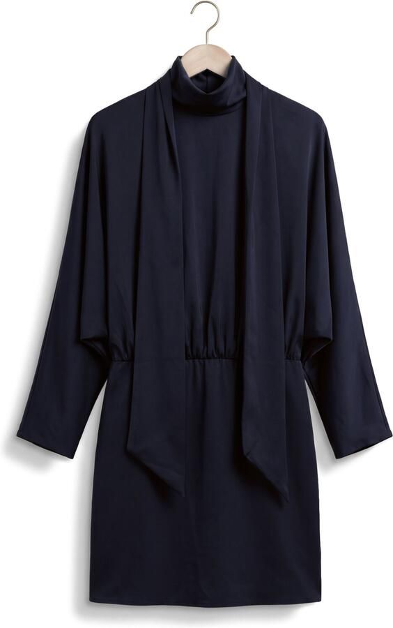 STUDIO AMAYA Dames Jurken Shine Dress Donkerblauw - Foto 4
