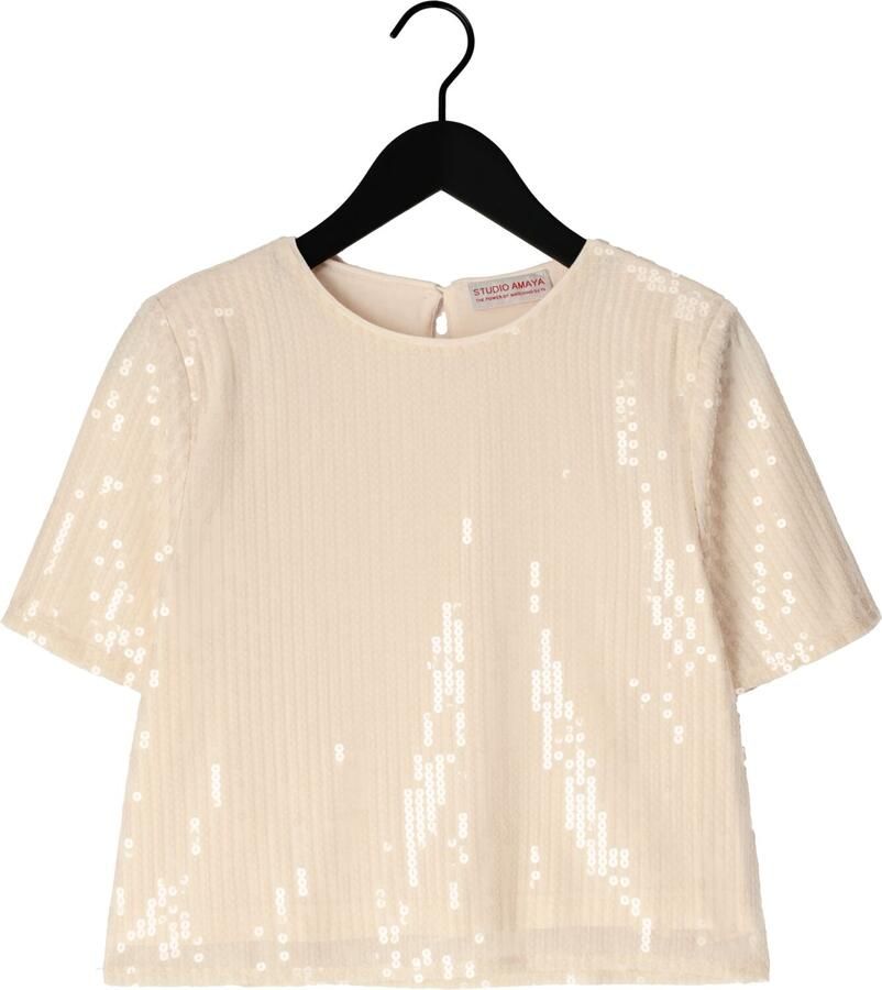 STUDIO AMAYA Dames Tops & T-shirts Enna Creme - Foto 2