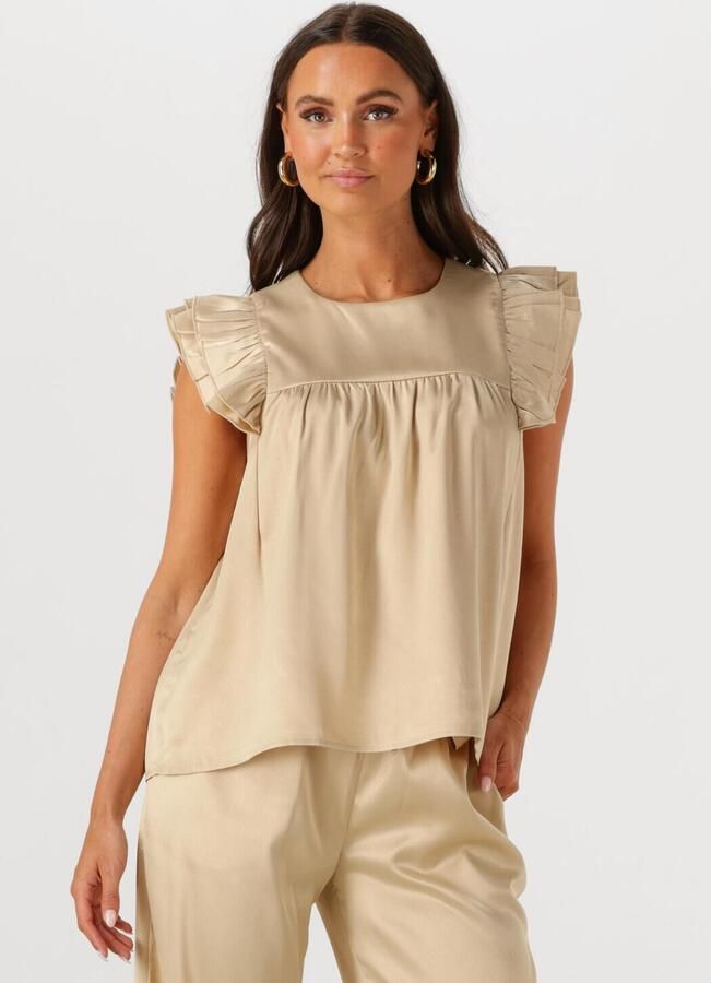 STUDIO AMAYA Dames Tops & T-shirts Lea Beige - Foto 4