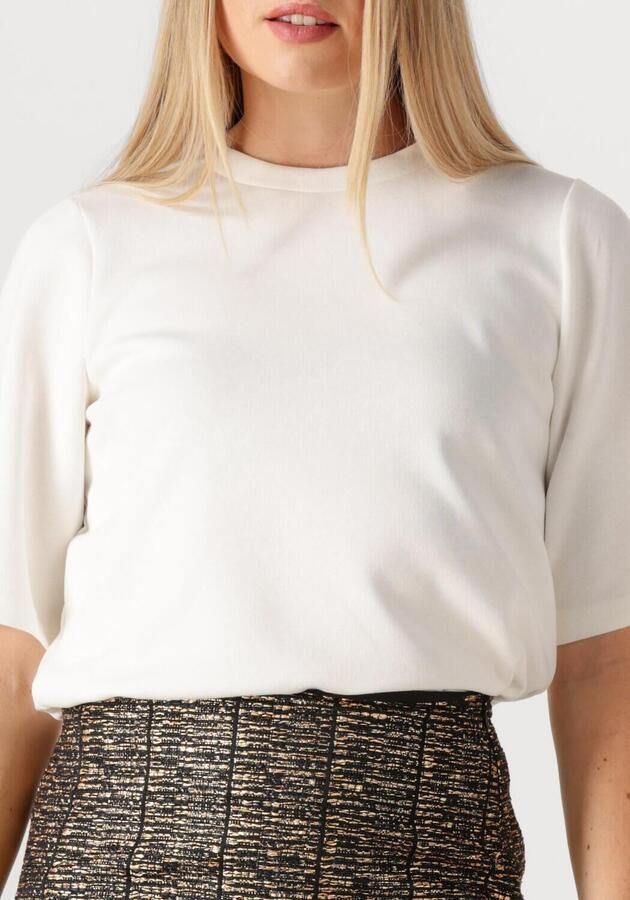 STUDIO AMAYA Dames Tops & T-shirts Lilly Tshirt Gebroken Wit - Foto 2