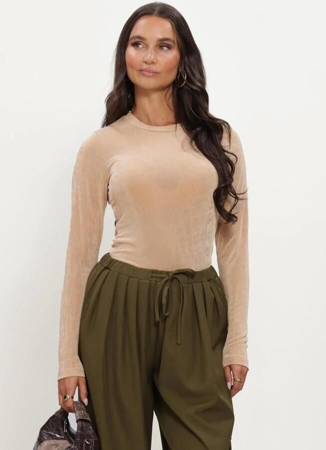 STUDIO AMAYA Dames Tops & T-shirts Lynn T-shirt Beige