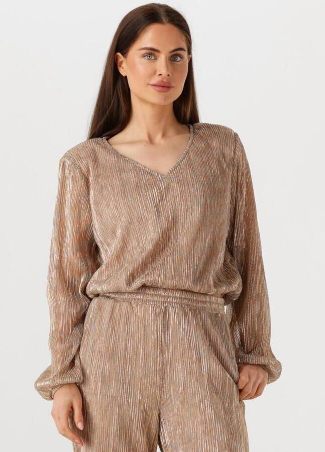 STUDIO AMAYA Dames Tops & T-shirts Maja Bronskleurig - Foto 4