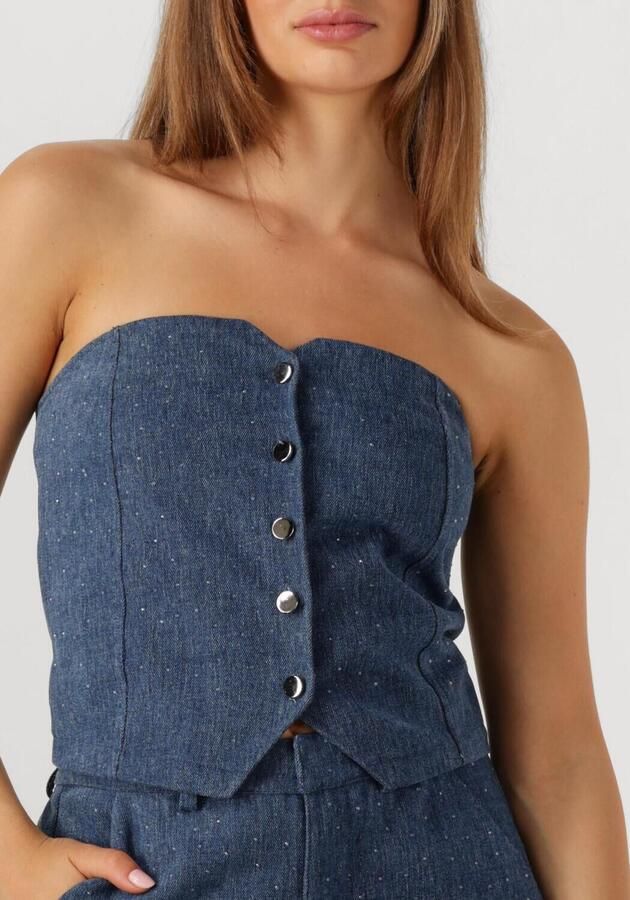 STUDIO AMAYA Dames Tops & T-shirts Rachel Blauw - Foto 3