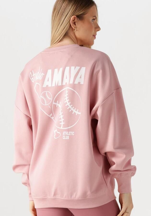 STUDIO AMAYA Dames Truien & Vesten Axis Sweater Lichtroze - Foto 2