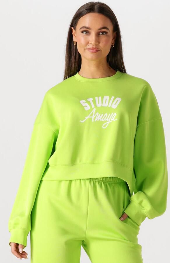 STUDIO AMAYA Dames Truien & Vesten Betty Lime