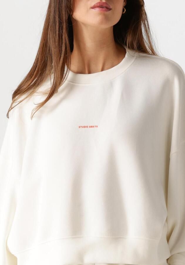 STUDIO AMAYA Dames Truien & Vesten Betty Wit - Foto 2