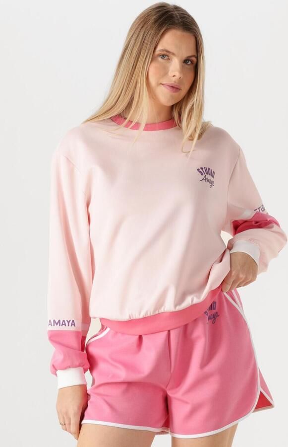 STUDIO AMAYA Dames Truien & Vesten Flex Sweater Lichtroze