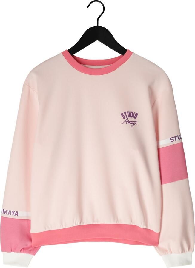 STUDIO AMAYA Dames Truien & Vesten Flex Sweater Lichtroze - Foto 2