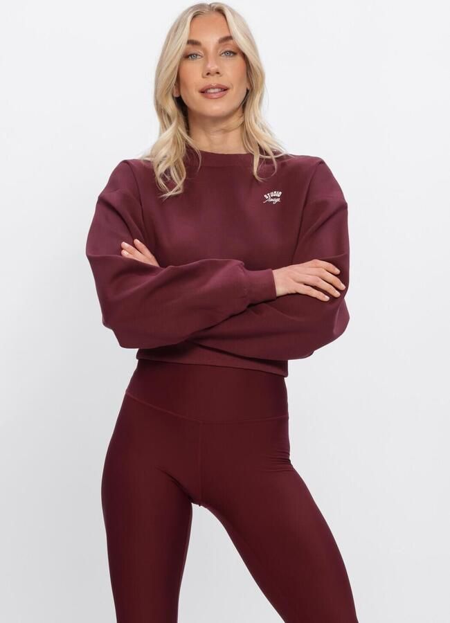 STUDIO AMAYA Dames Truien & Vesten Flow Sweater Bordeaux