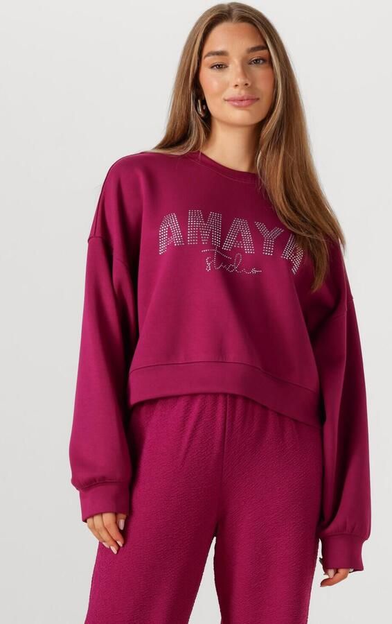 STUDIO AMAYA Dames Truien & Vesten Freya Fuchsia - Foto 4