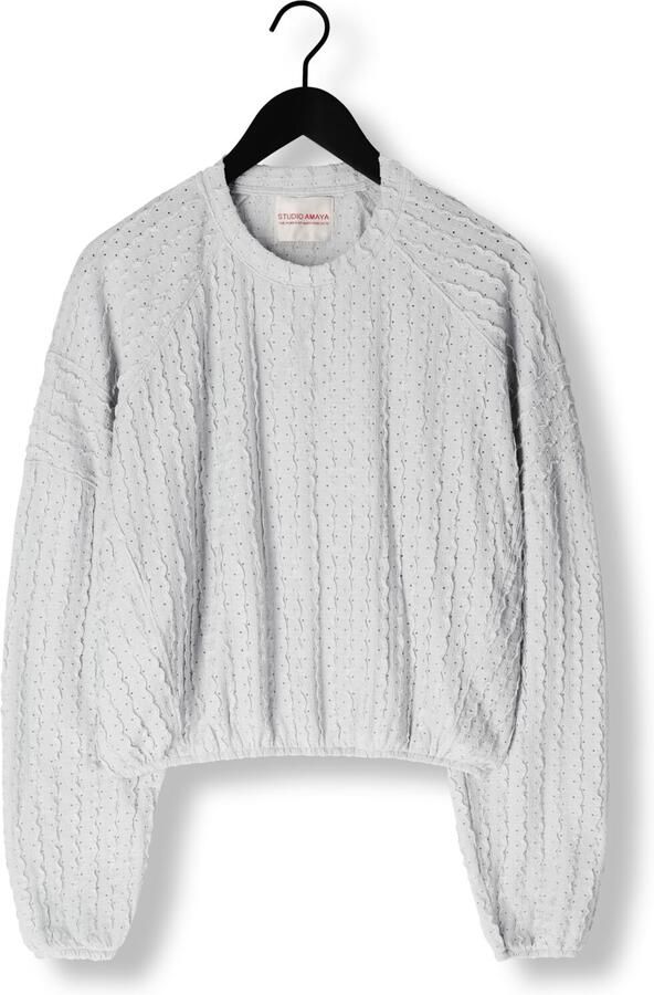 STUDIO AMAYA Dames Truien & Vesten Lucie Top Lichtblauw - Foto 3