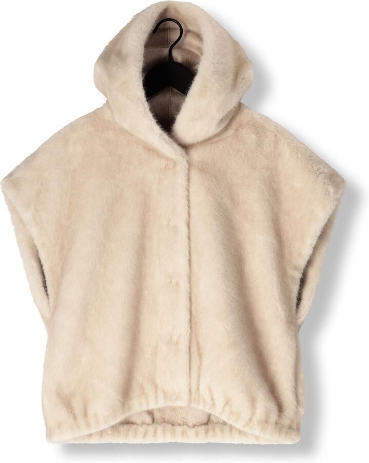 STUDIO AR Dames Blazers Olena Faux Mink Beige