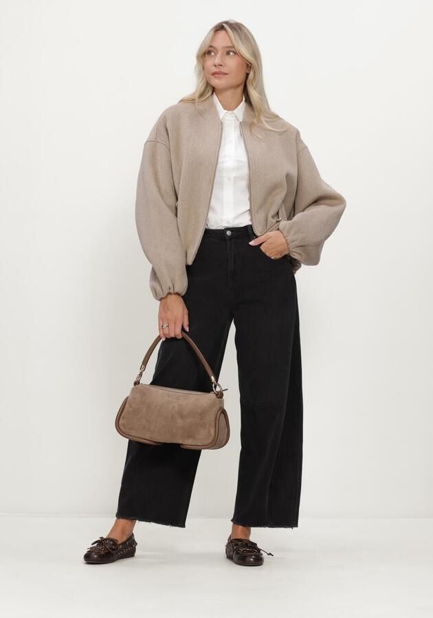 STUDIO AR Dames Jassen Ahti Woolblend Beige - Foto 4