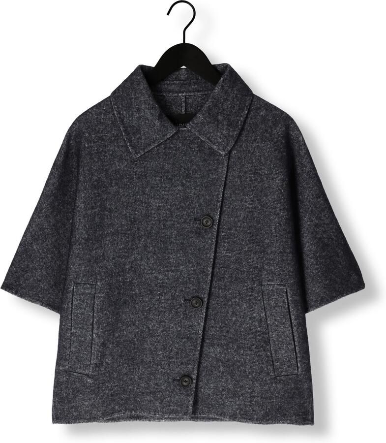 STUDIO AR Dames Jassen Avy Wool Blend Antraciet - Foto 2