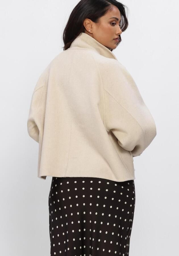 STUDIO AR Dames Jassen Cailin Wool Blend Beige - Foto 3