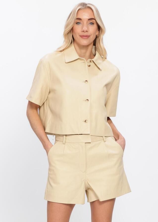 STUDIO AR Dames Jassen Eveline Sheep Soft Waxed Butter Yellow