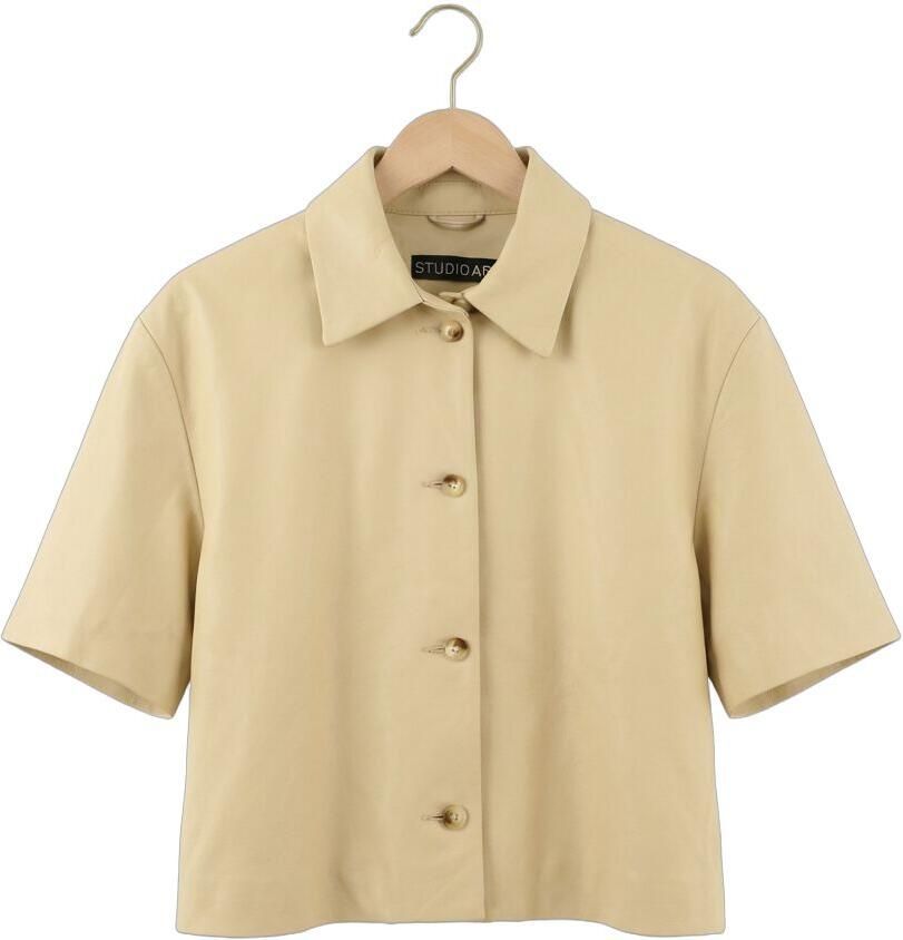 STUDIO AR Dames Jassen Eveline Sheep Soft Waxed Butter Yellow - Foto 2